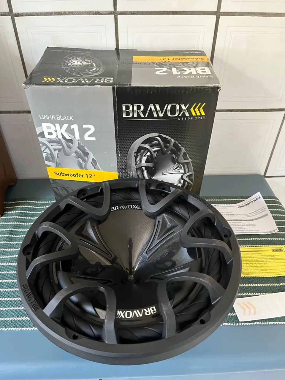 Alto Falante Subwoofer Bravox BK12-D2 700w - 12 Pol - 2ohms