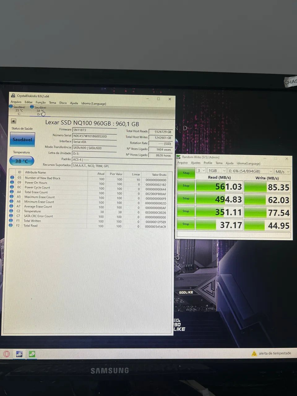 Ssd 960gb sata lexar  - Foto 3