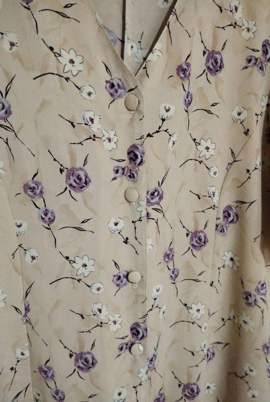 blusa vintage floral - Foto 2