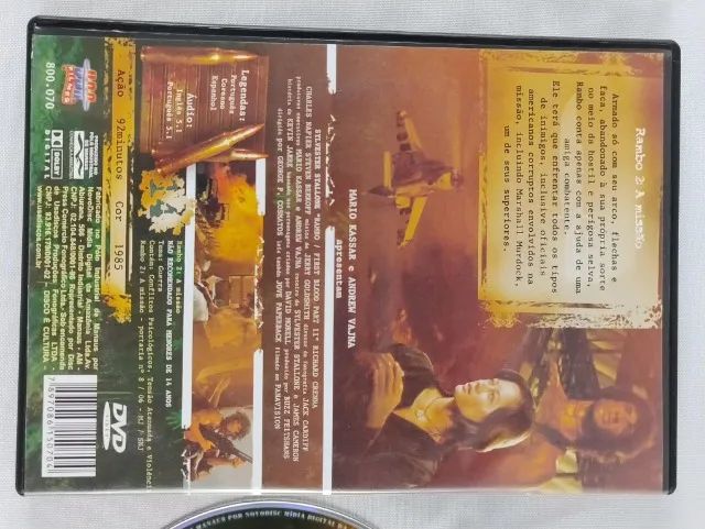 DVD FILME - RAMBO II - DUBLADO - Foto 3