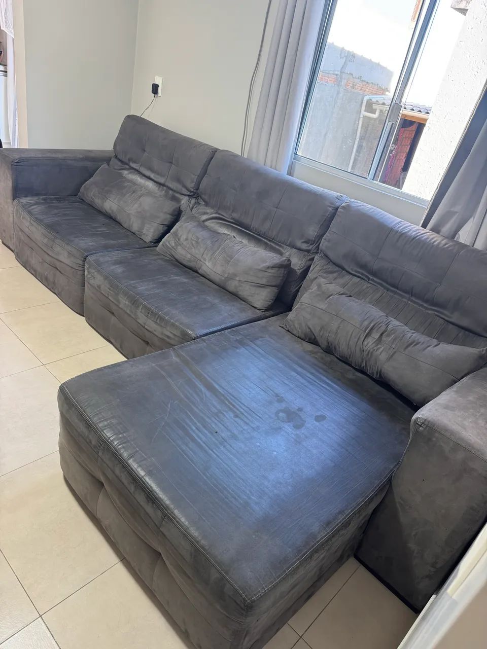 Sofá retrátil 3,20, comporta até 6 pessoas. - Foto 2