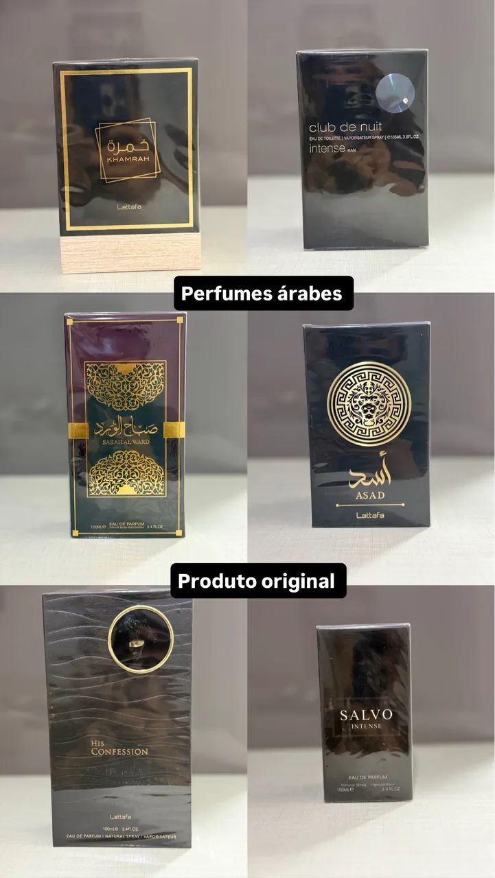 Perfumes árabes originais 