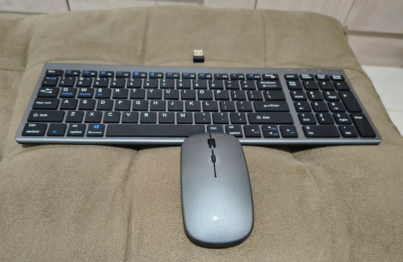 Teclado e mouse sem fio 