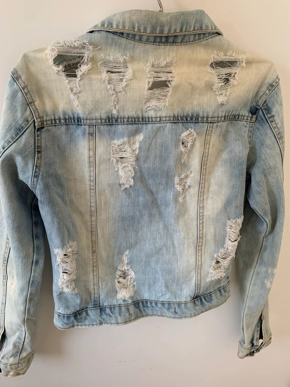 Jaqueta jeans azul clara - Foto 2