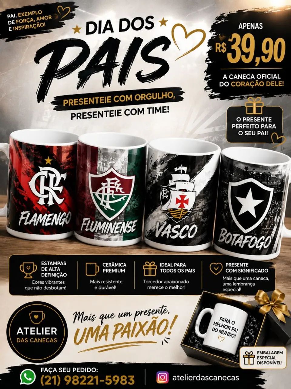 Caneca time 