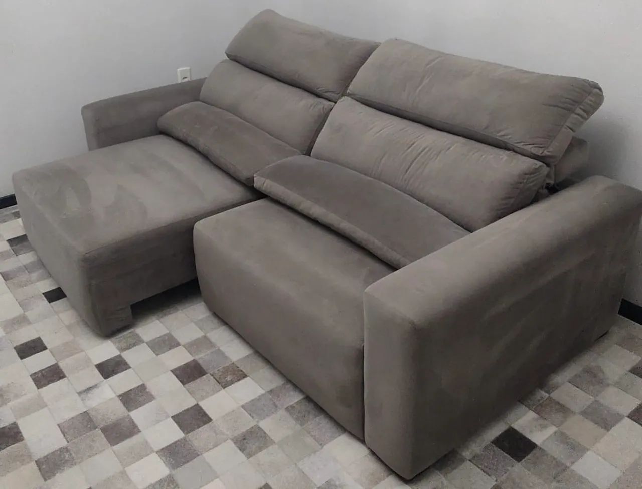 SOFÁ em perfeito estado c/ 2.30 metro !  - Foto 3