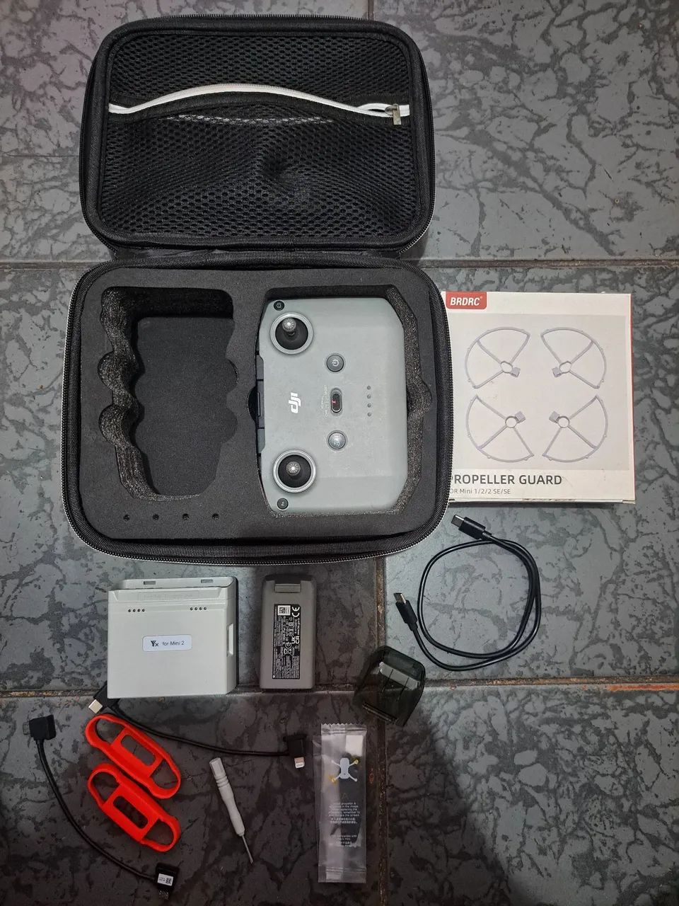 Case com acessórios dji mini 