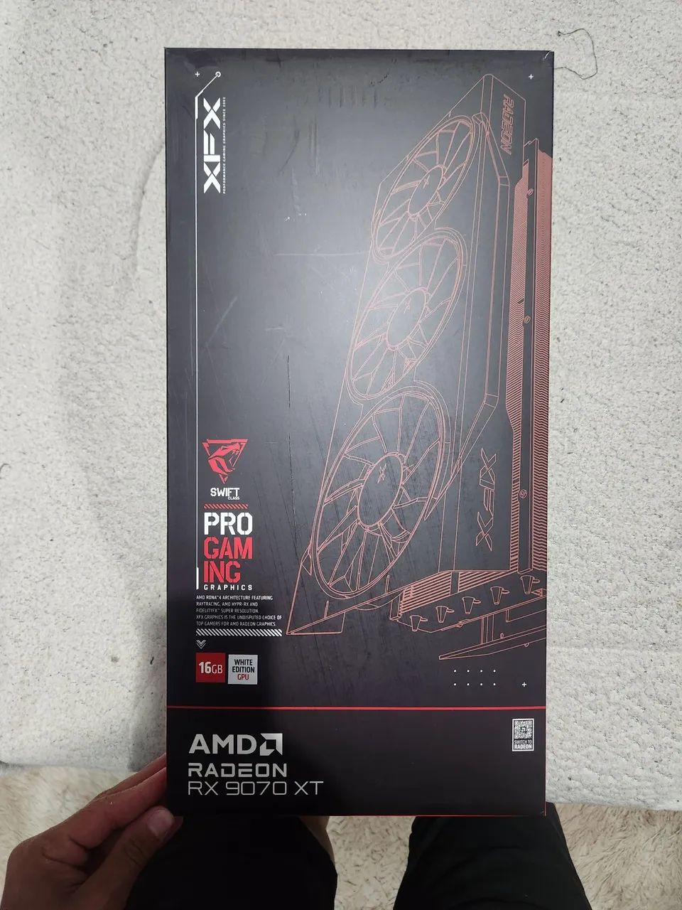 Placa de video rx 9070 xt xfx