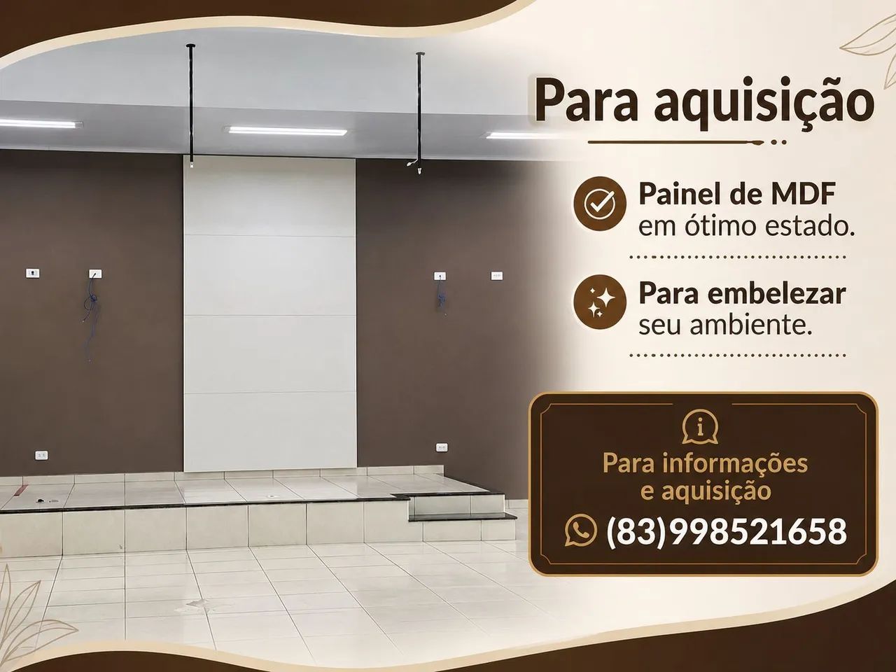A venda lindo painel em MDF a venda 