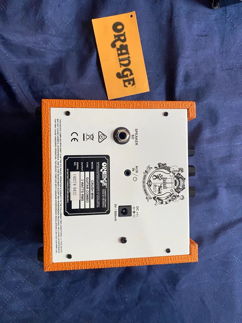 Cubo orange mini zero na caixa (fender/peavey) - Instrumentos