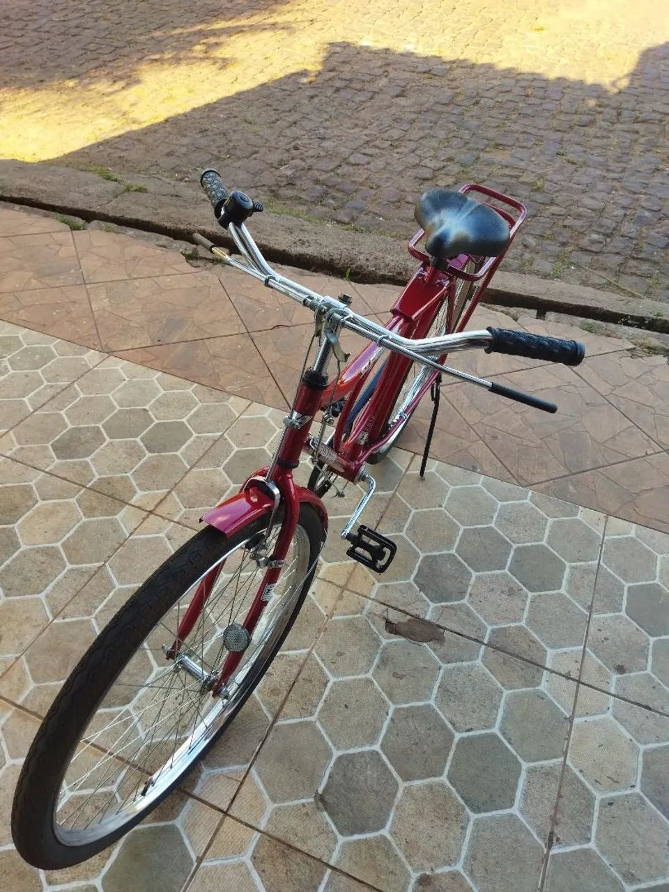 Bicicleta aro 26 vermelha  - Foto 3