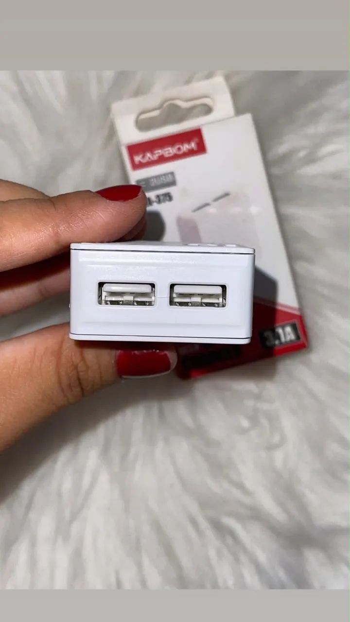 Fonte USB 2 entradas 3.A1   - Foto 3