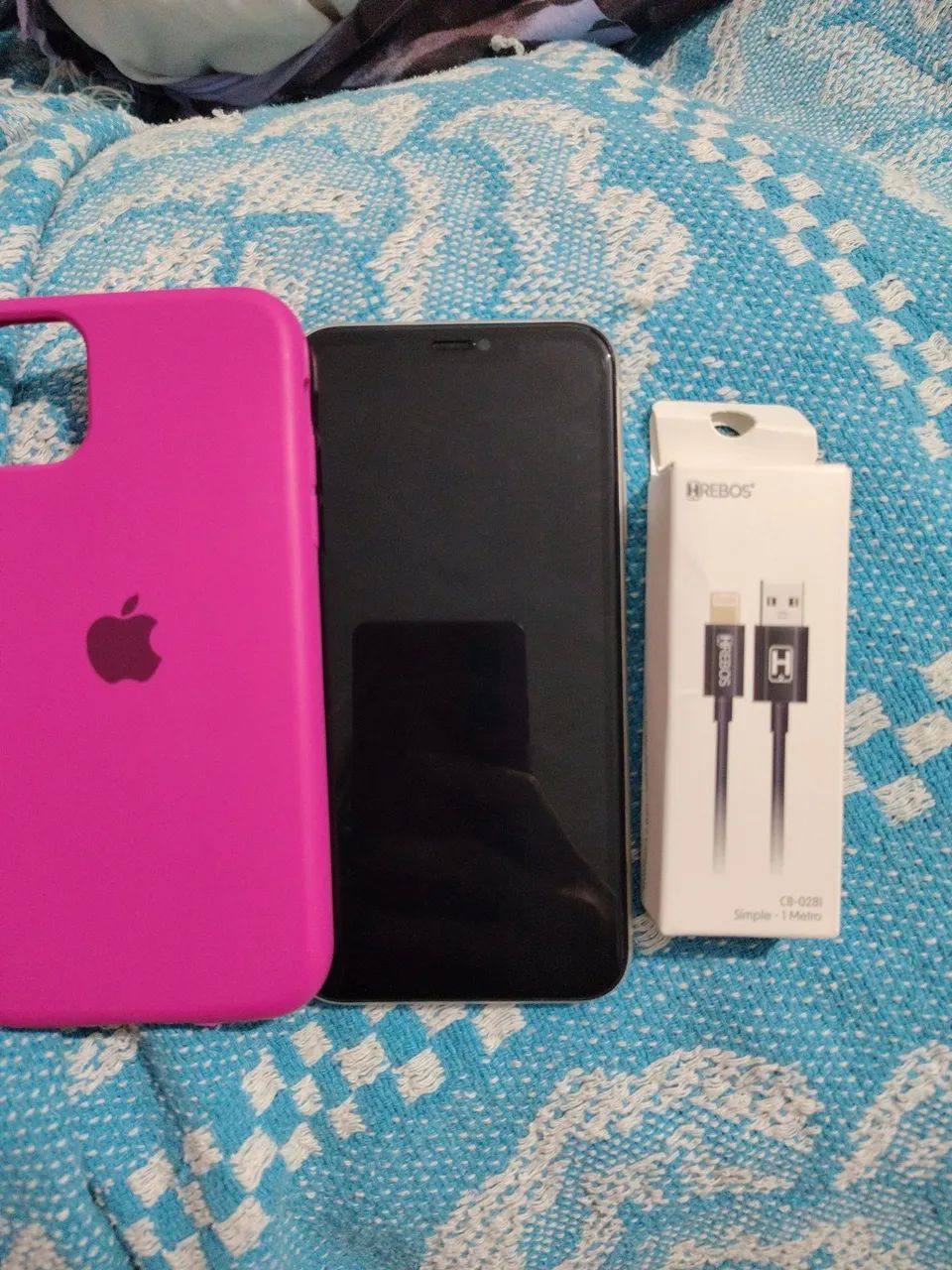iPhone 11+cabo novo - Foto 2