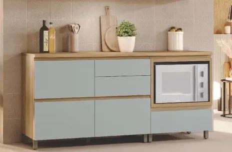 Armário Balcão Cozinha Nesher Rainha Modular - Excelente Estado