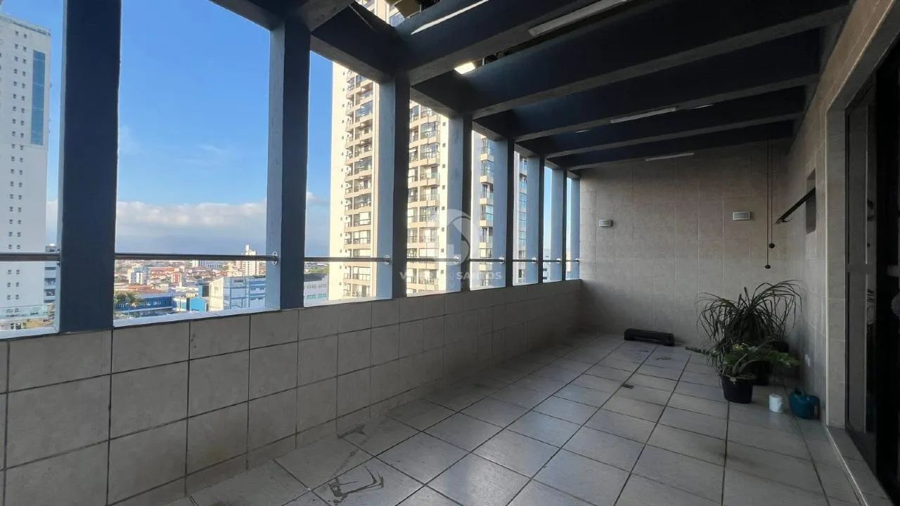 Cobertura duplex com piscina e 3 quartos no Boqueirão em Santos - Foto 4