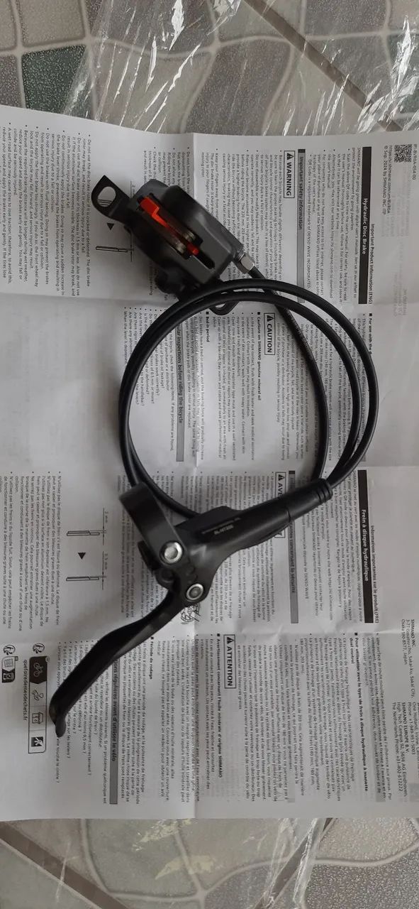 Freio hidraulico dianteiro MT200 Shimano