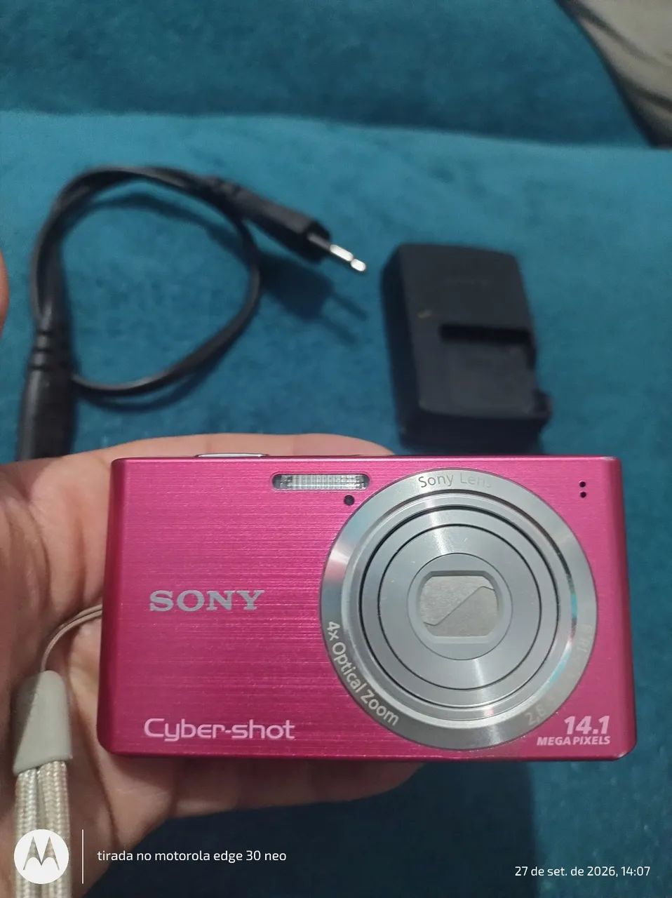 Câmera cyber shot Dsc-w610 funcionando perfeitamente 