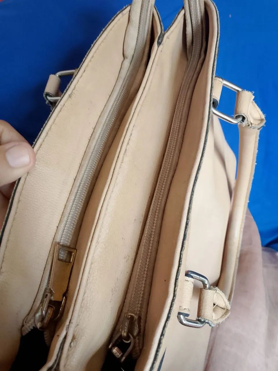 Bolsa de couro  ,sem a alça grande . - Foto 3