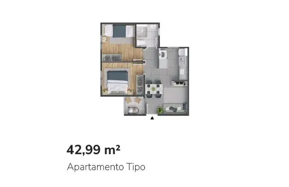 PLANTA 42m²