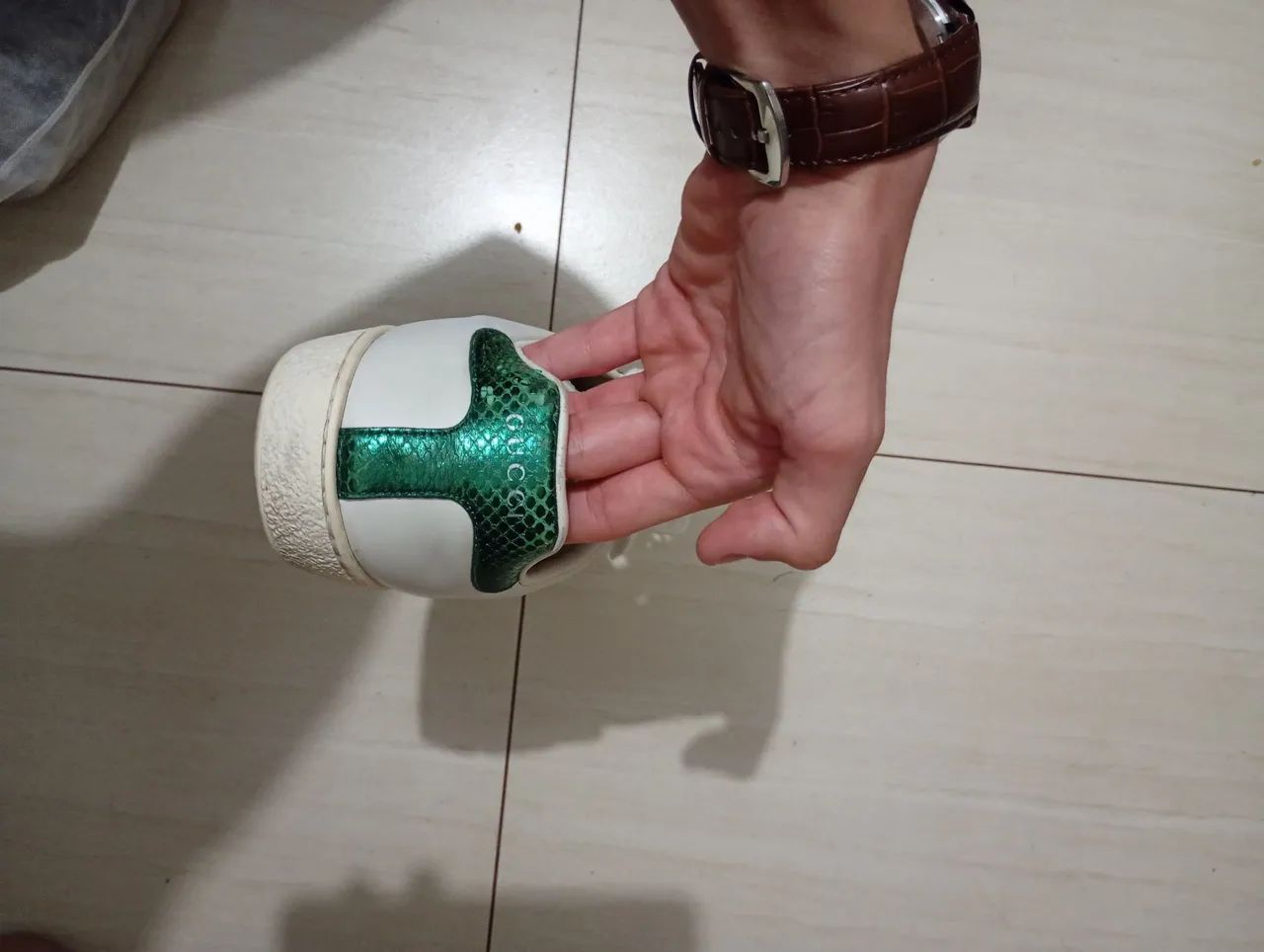 Tênis Gucci ace "bee branco (original) - Foto 2
