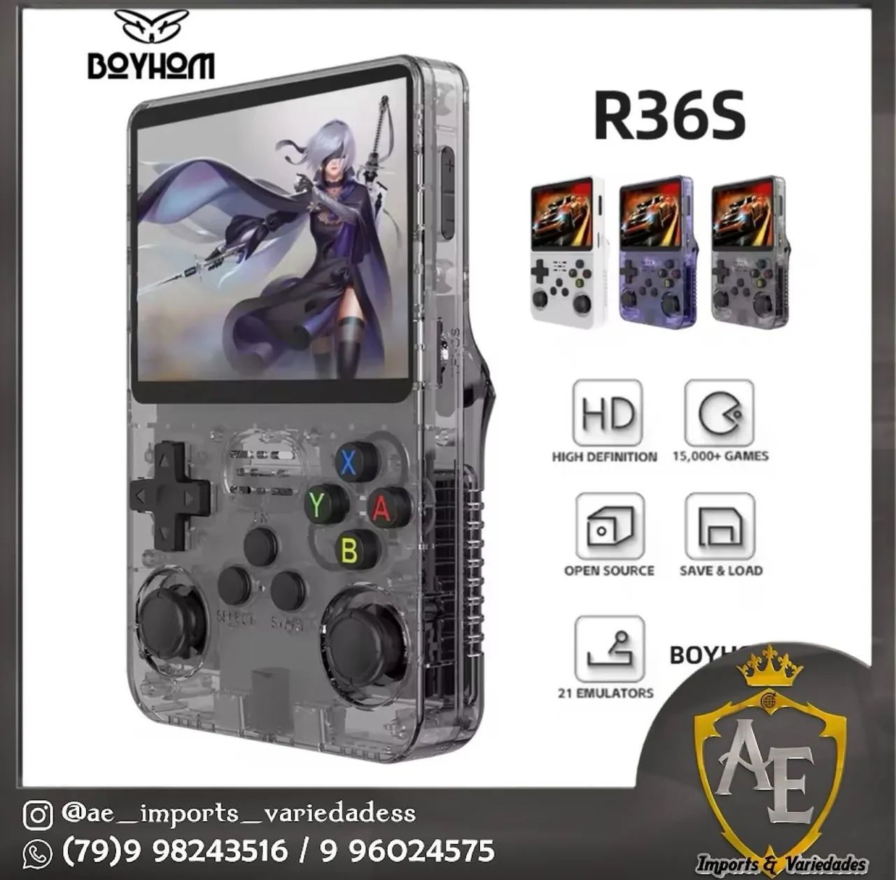 Game Portátil R36S