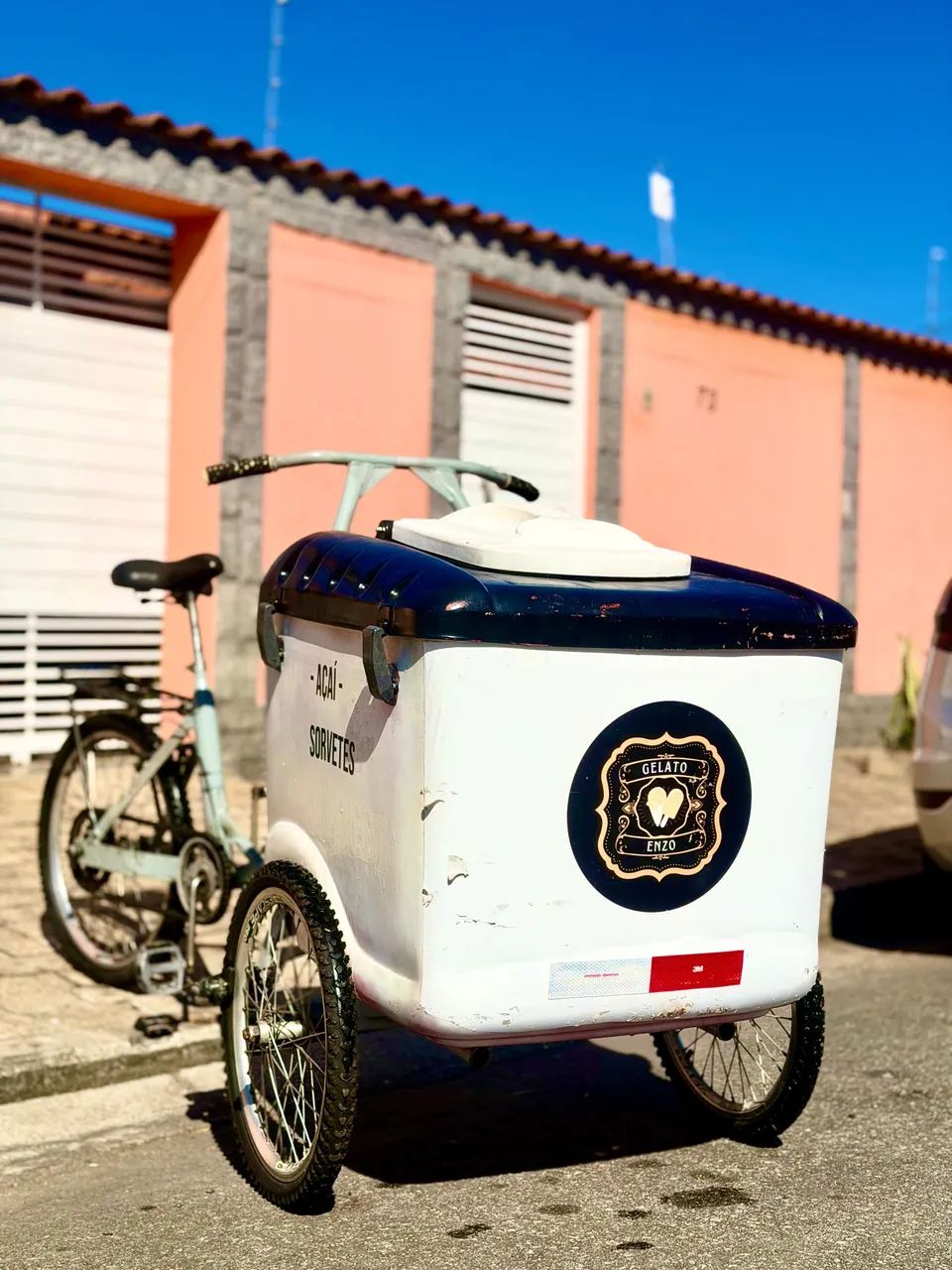 Triciclo para Venda de Picolé  - Foto 3