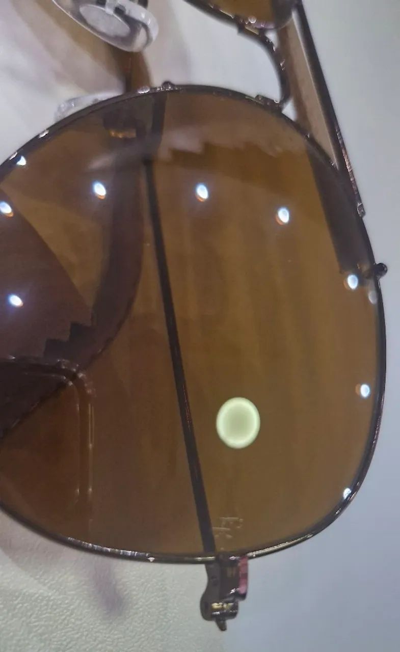 Ray Ban Rb3422q Aviator Craft Couro Marrom Original 62mm - Foto 3