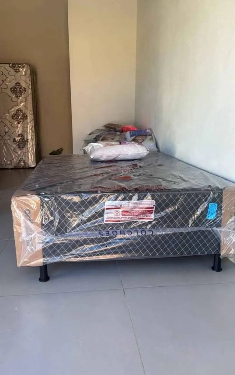 Cama box casal 