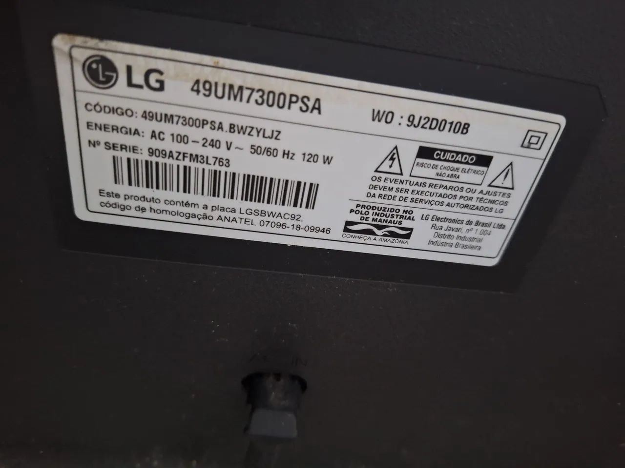 Tv lg 49 polegadas 4k smart, leia o anúncio.  - Foto 2
