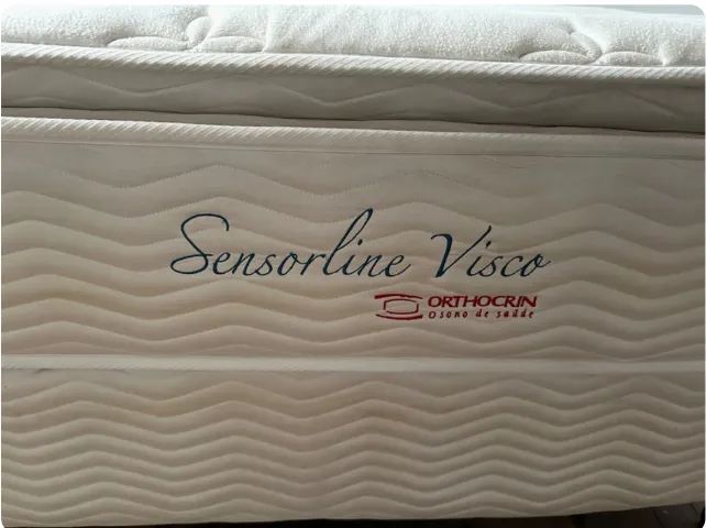 CAMA CASAL BOX E COLCHÃO ORTHOCRIM - Foto 3