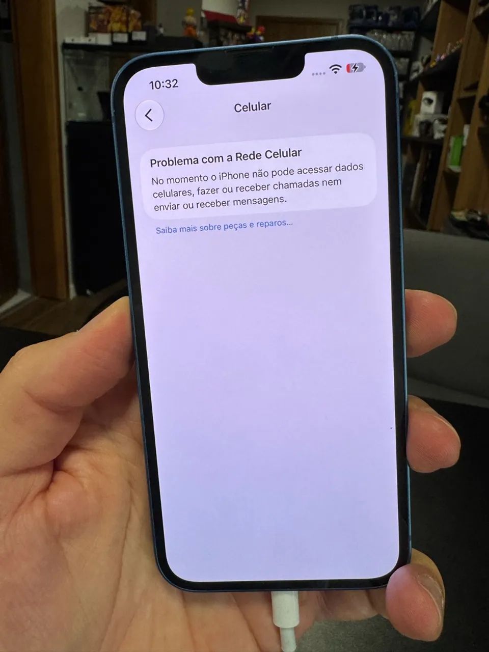 iPhone 13 81% Só Wifi Não tá pegando Chip - Foto 4