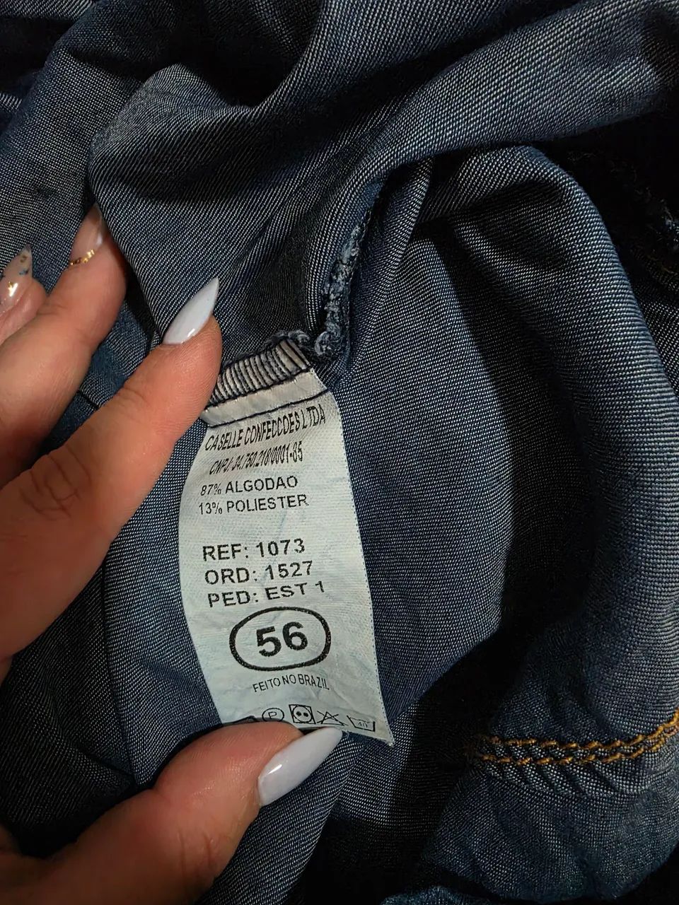 Vestido Jeans plus size longo