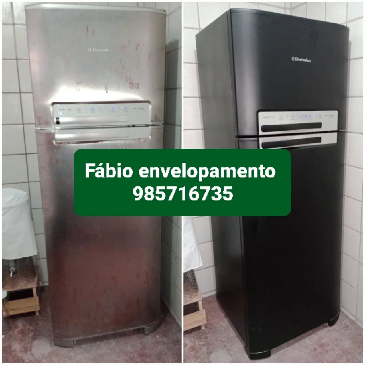 Envelopamento de geladeira  - Foto 4