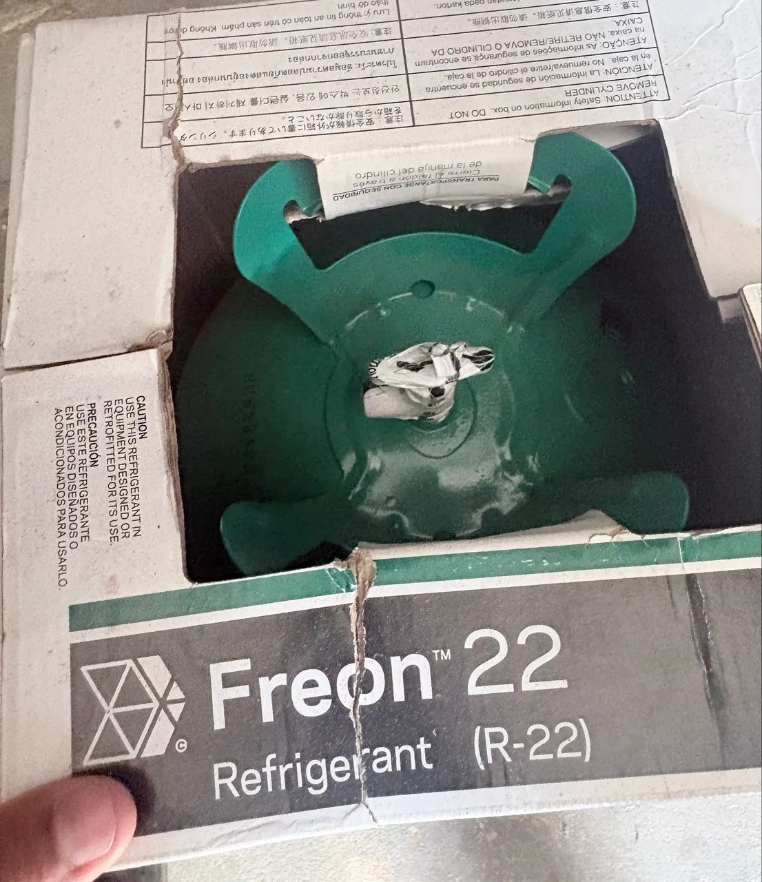 Gás R22 Freon