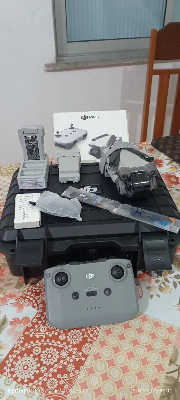 Drone DJI mini 3, incluso duas bateria ( 1 plus), com apenas dois ciclos, cada. - Foto 2