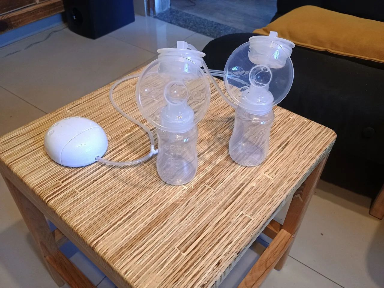 Coletor de leite materno duplo USB 