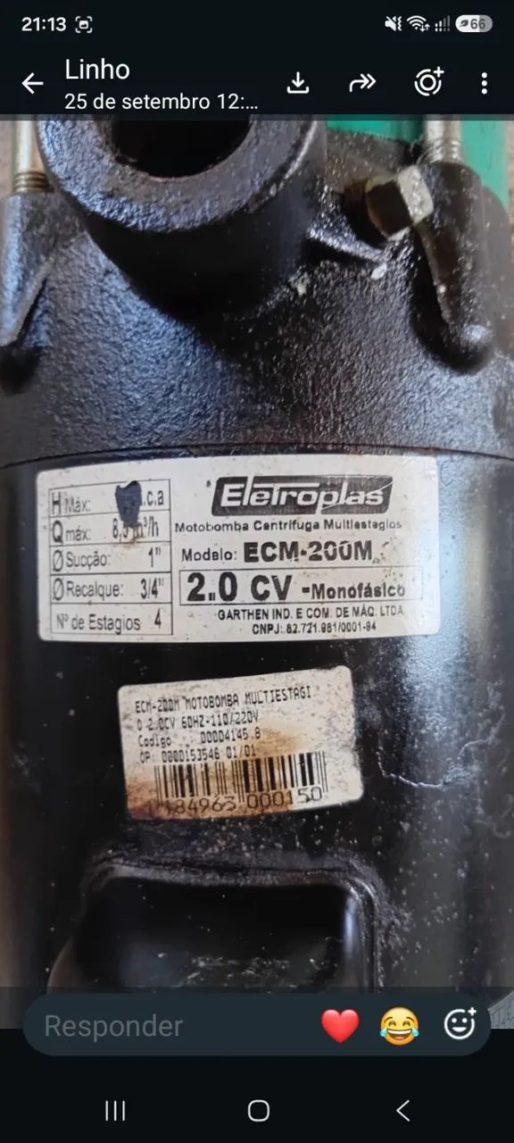 Bomba monofasica 2 cvs. - Foto 3