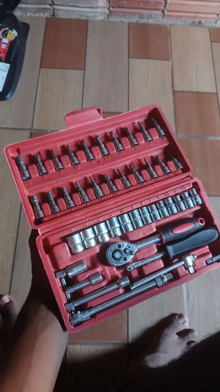Kit 46 pcs socket set (1/4) - Foto 4