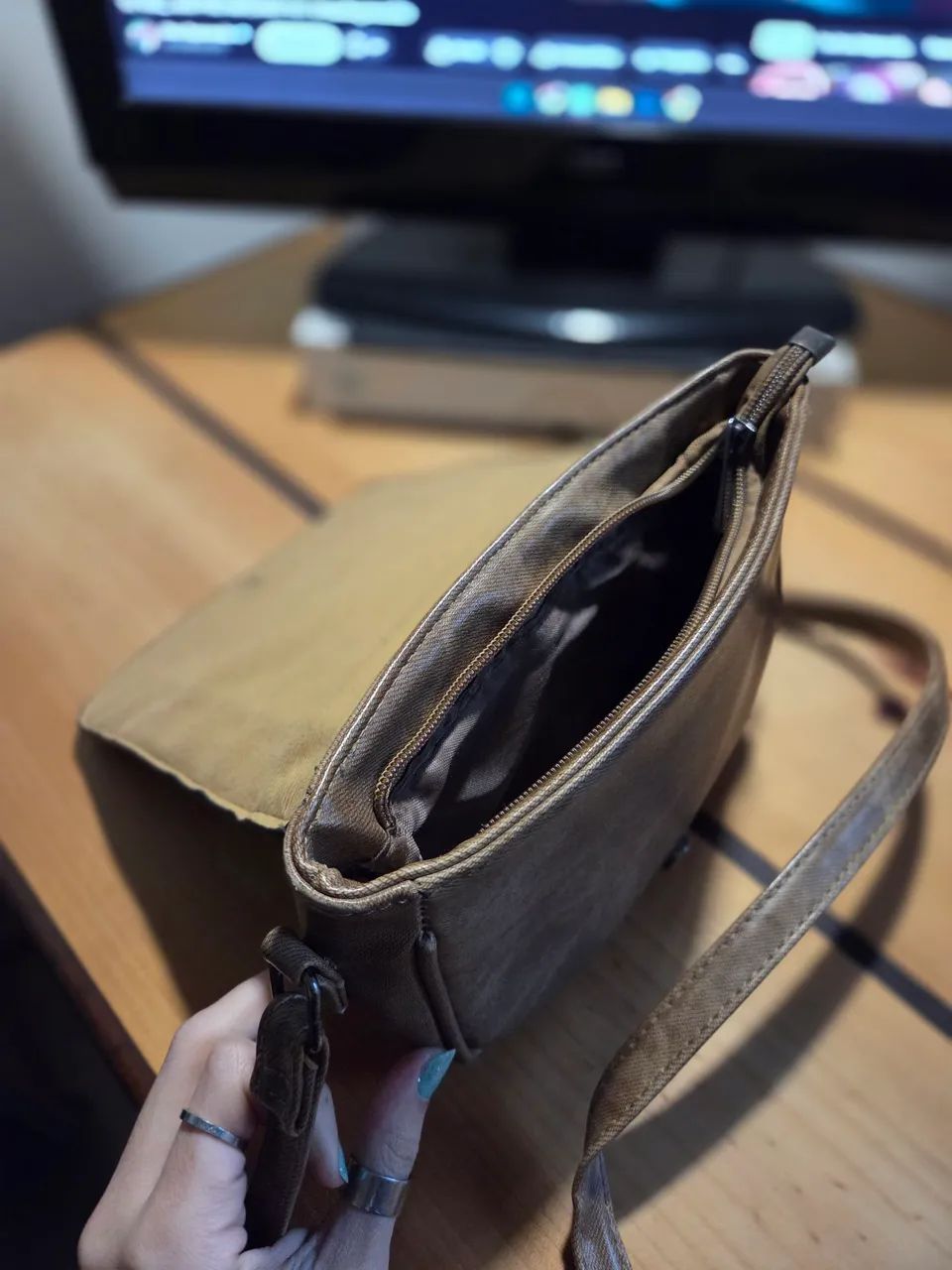 Bolsa bege - Foto 3