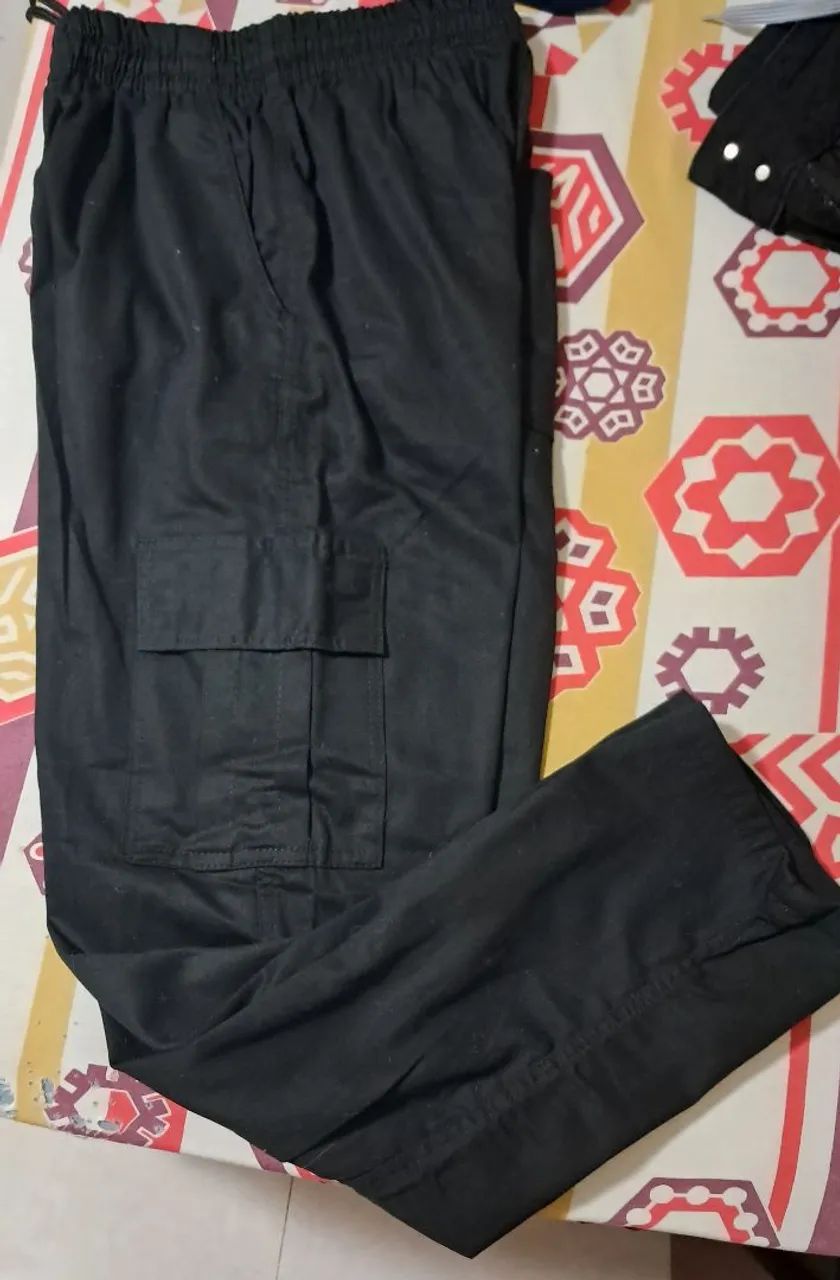Calça Cargo Preta 