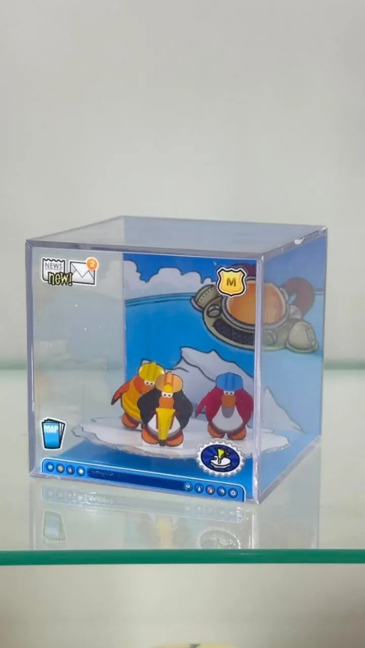 Diorama Club Penguin | Cubo Acrílico - Foto 4
