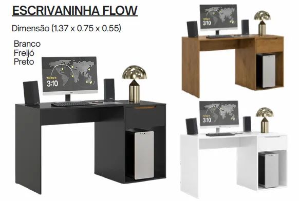 Escrivaninha Flow Nova