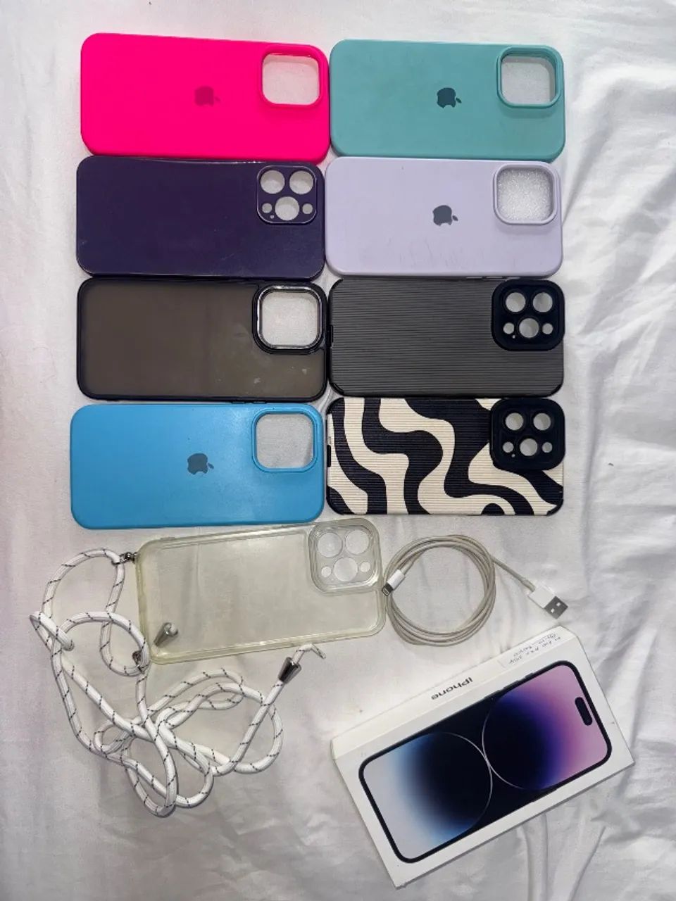 Iphone 14proMax 256gb roxo em excelente estado - Foto 4