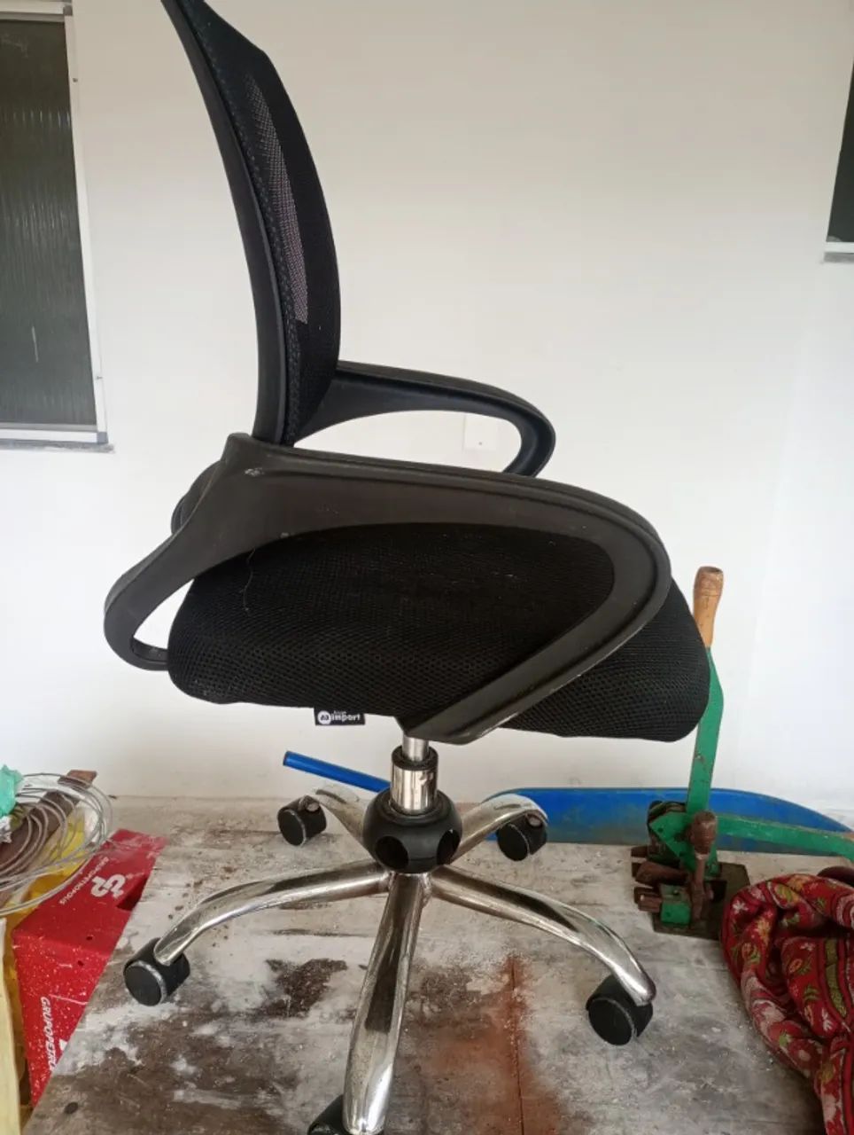Cadeira Diretor com braços e encosto Telado - Foto 2