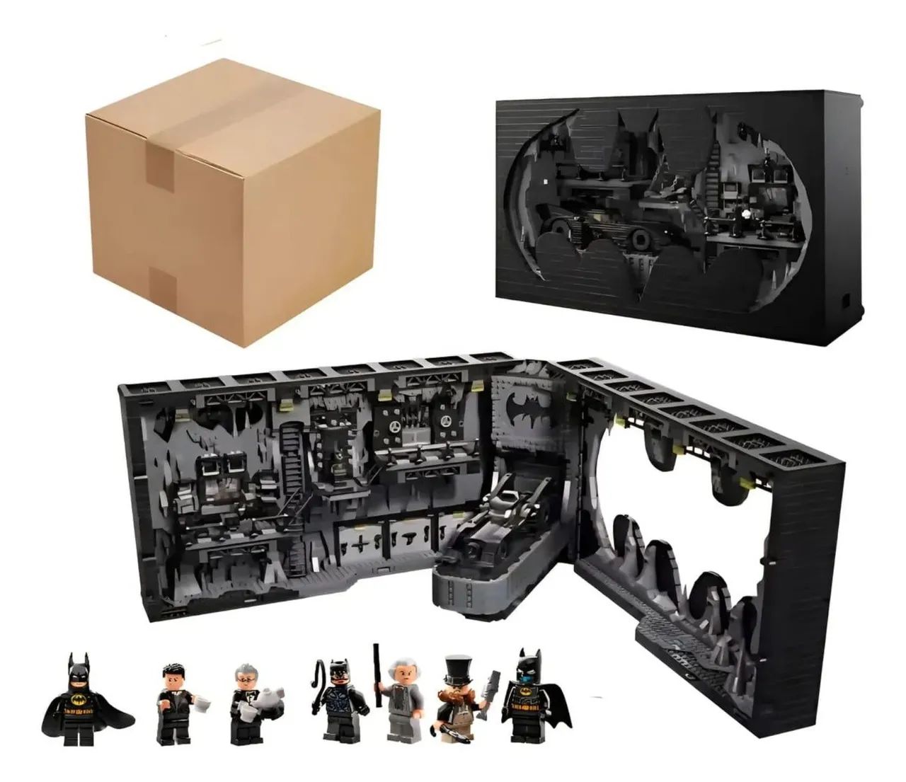Batcave Blocos De Montar Batcaverna do Batman DC shadow box (76252) 3981 Peças Tipo Lego - Foto 5