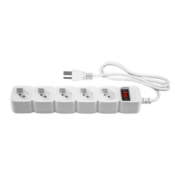 Filtro de Linha (3 Metros) Protetor Eletrônico 5 Tomadas Intelbras Branco *ENTREGA GRÁTIS* - Foto 3