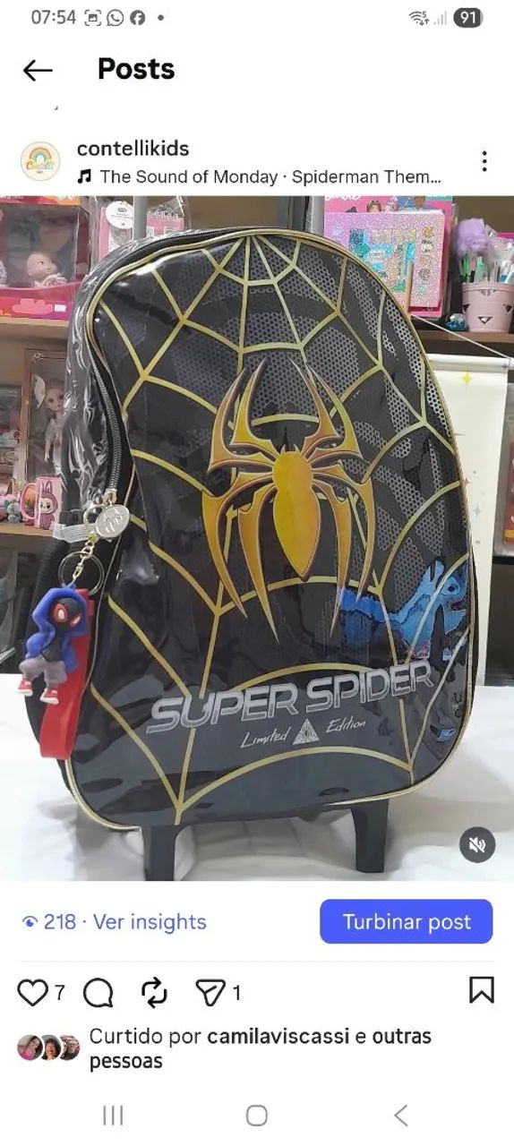 Mochila Spider Man