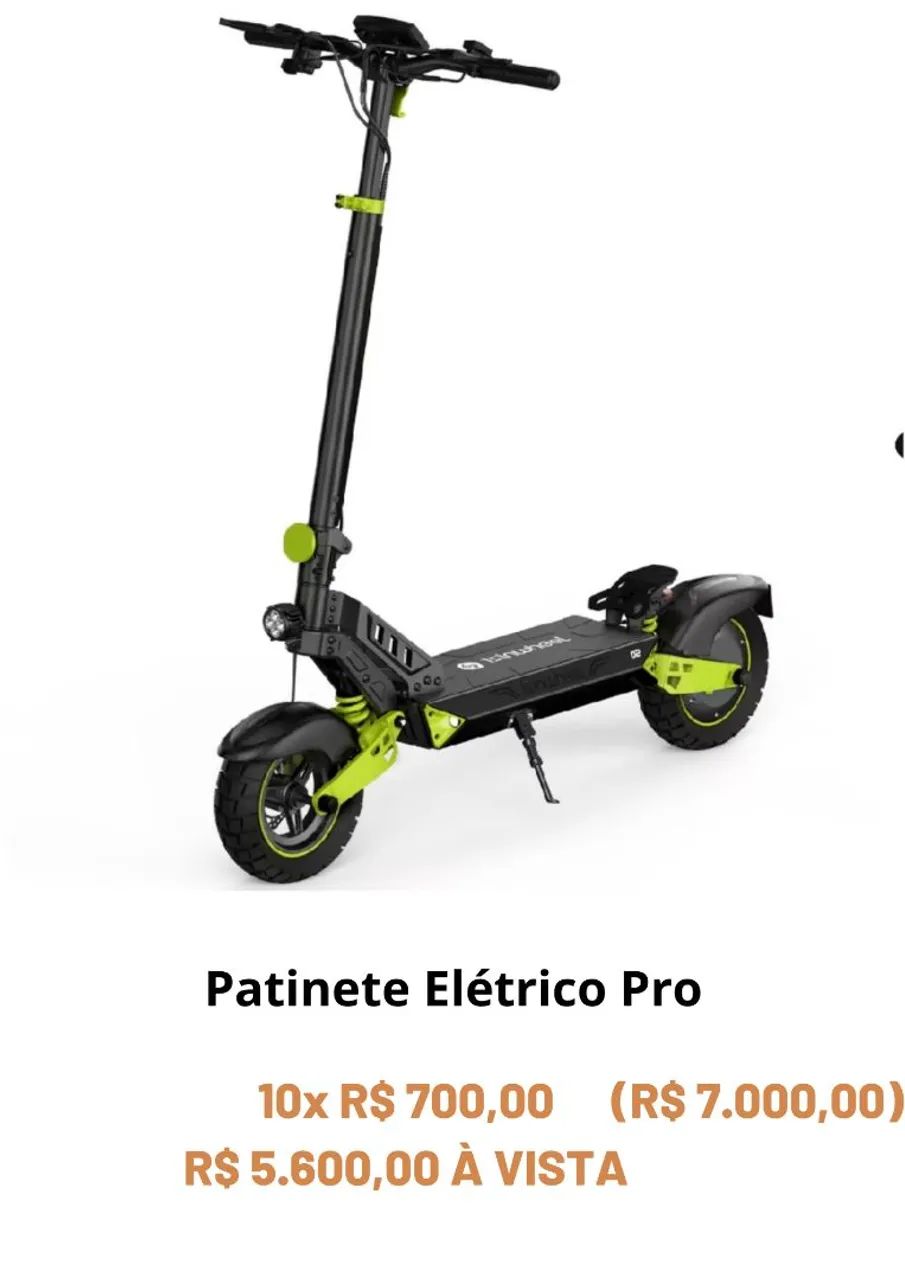 Patinete elétrico esportivo