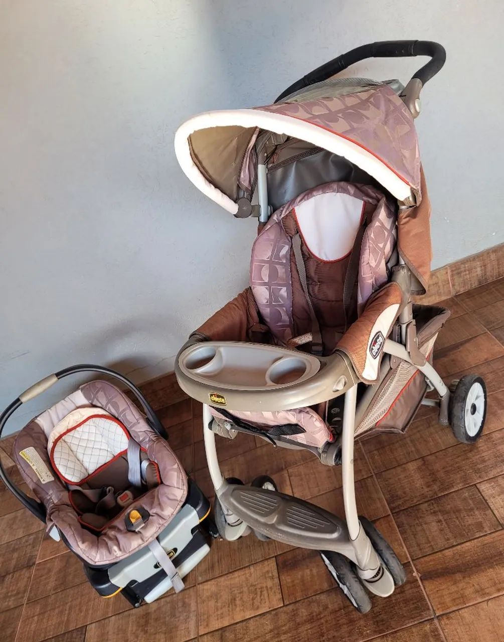 Carrinho e bebê conforto  - Foto 4