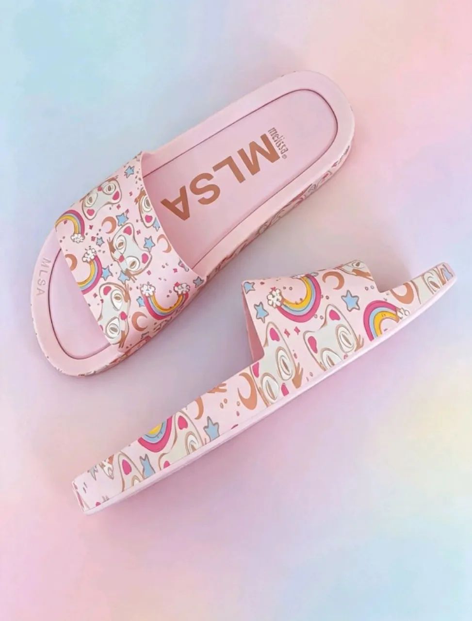 Chinelo slide Melissa estampado tamanho 36 - Foto 2